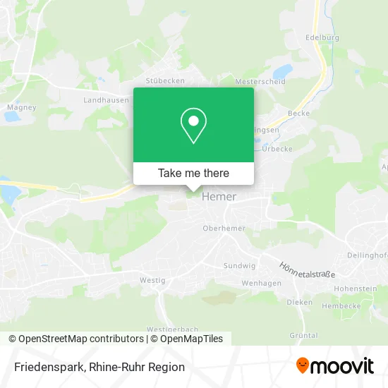Карта Friedenspark