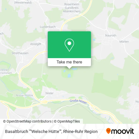 Карта Basaltbruch ""Welsche Hütte""