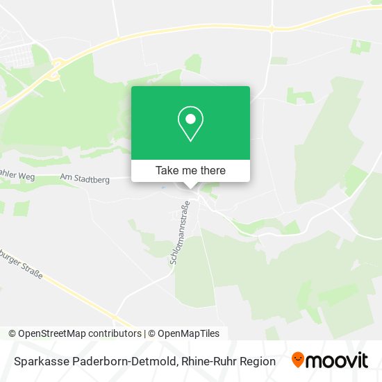Sparkasse Paderborn-Detmold map