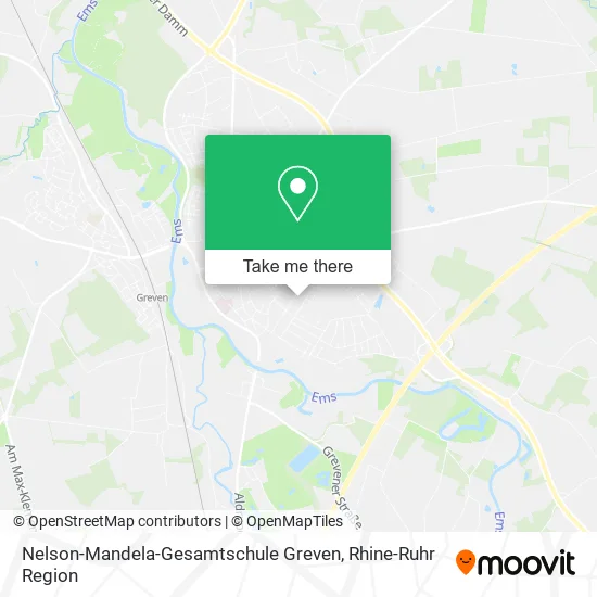 Карта Nelson-Mandela-Gesamtschule Greven