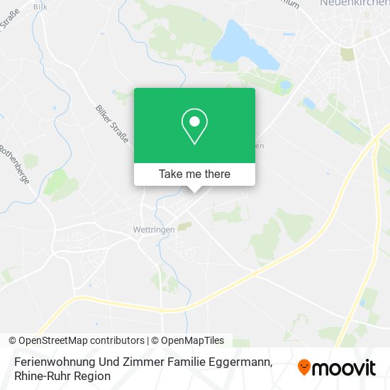 Ferienwohnung Und Zimmer Familie Eggermann map