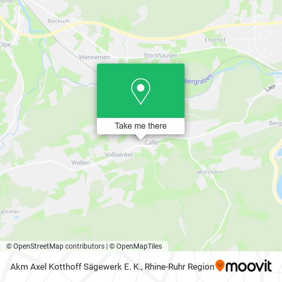 Akm Axel Kotthoff Sägewerk E. K. map