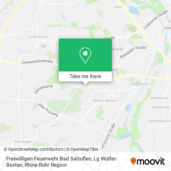 Freiwilligen Feuerwehr Bad Salzuflen, Lg Wülfer-Bexten map