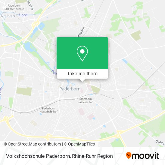 Карта Volkshochschule Paderborn