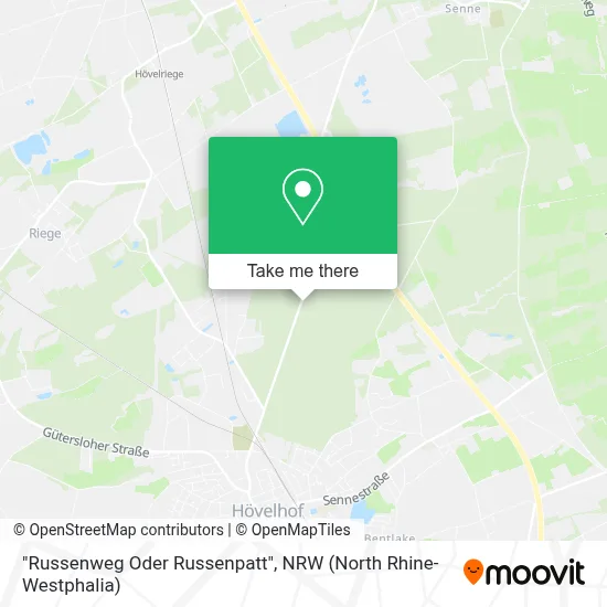 "Russenweg Oder Russenpatt" map