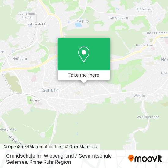 Карта Grundschule Im Wiesengrund / Gesamtschule Seilersee