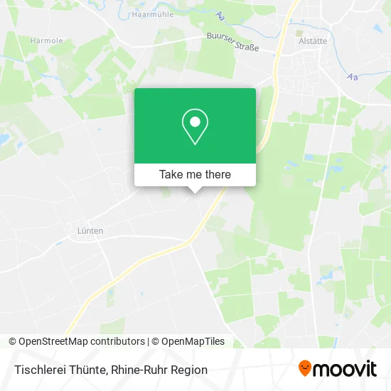 Карта Tischlerei Thünte