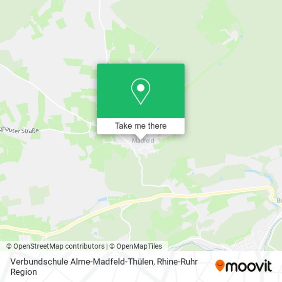 Карта Verbundschule Alme-Madfeld-Thülen