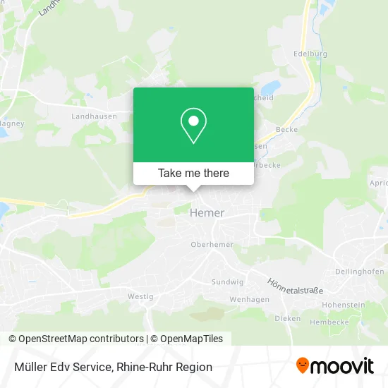 Карта Müller Edv Service