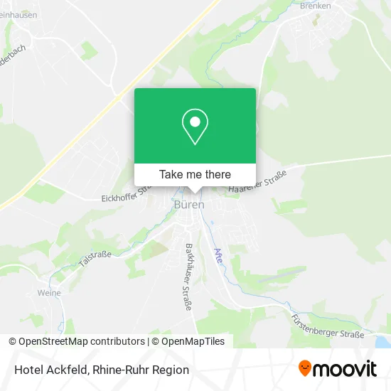 Карта Hotel Ackfeld