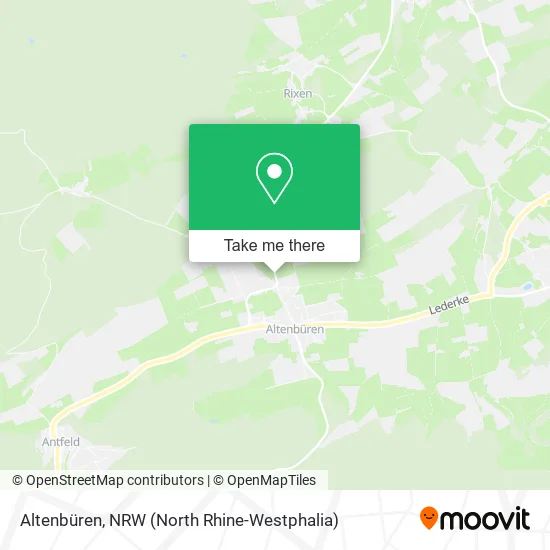Altenbüren map
