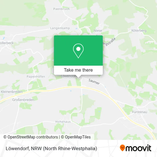 Löwendorf map