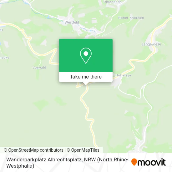 Карта Wanderparkplatz Albrechtsplatz