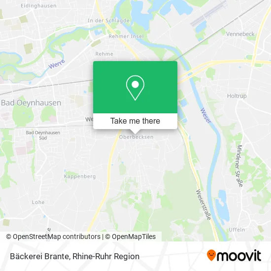 Карта Bäckerei Brante