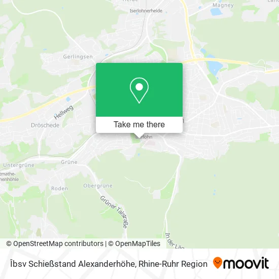 Карта Îbsv Schießstand Alexanderhöhe