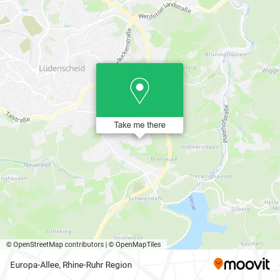 Карта Europa-Allee