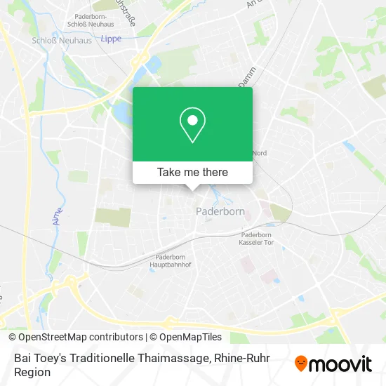 Карта Bai Toey's Traditionelle Thaimassage
