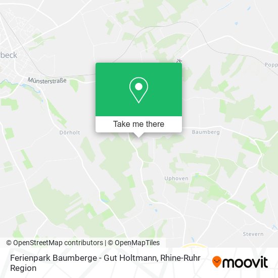 Ferienpark Baumberge - Gut Holtmann map