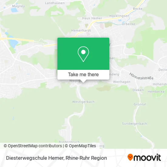 Карта Diesterwegschule Hemer