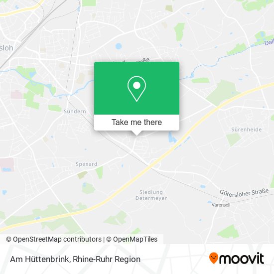 Am Hüttenbrink map