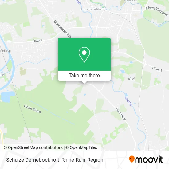 Карта Schulze Dernebockholt
