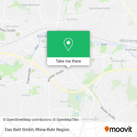 Das Bett Gmbh map