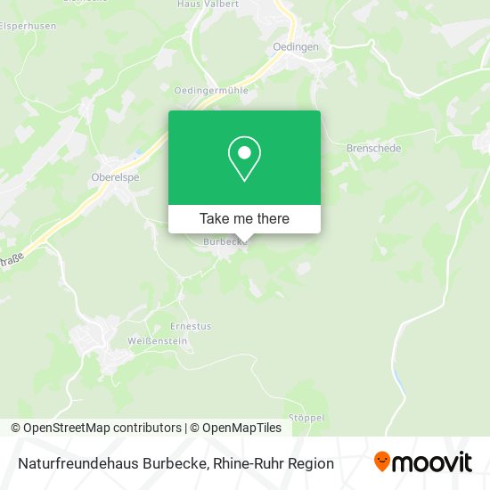 Naturfreundehaus Burbecke map