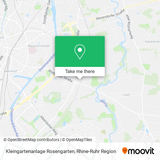 Kleingartenanlage Rosengarten map