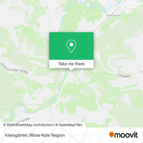 Карта Kleingärten