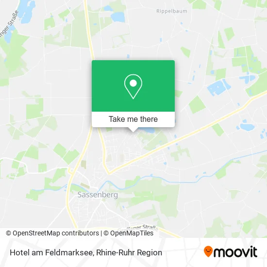 Карта Hotel am Feldmarksee