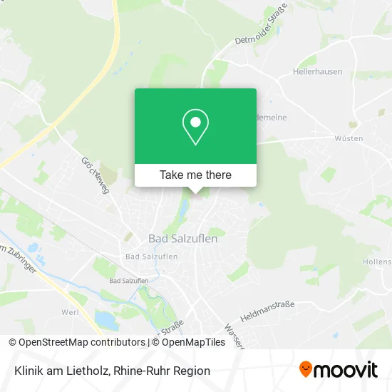 Карта Klinik am Lietholz