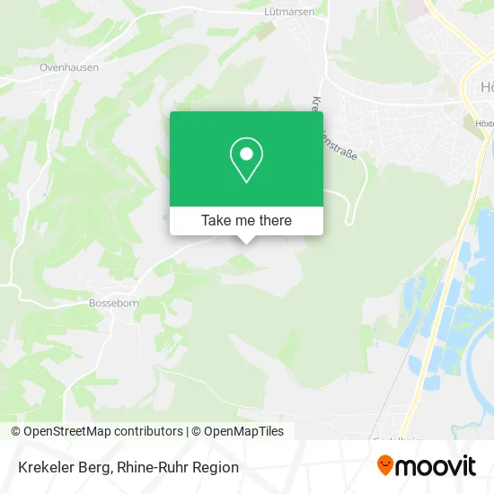 Krekeler Berg map
