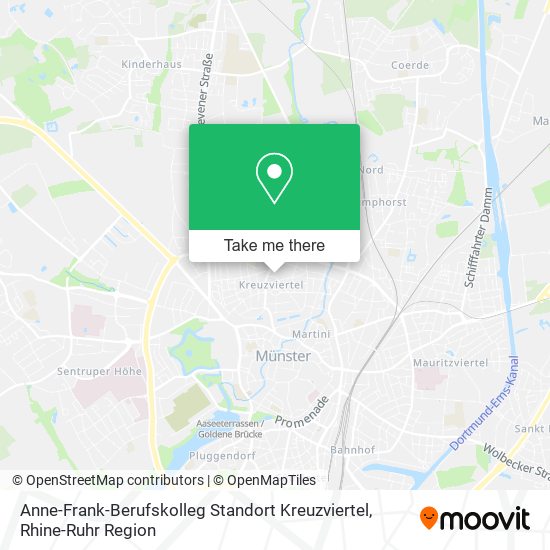 Anne-Frank-Berufskolleg Standort Kreuzviertel map