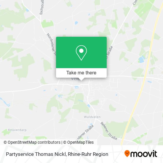 Partyservice Thomas Nickl map