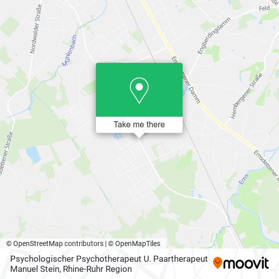 Psychologischer Psychotherapeut U. Paartherapeut Manuel Stein map