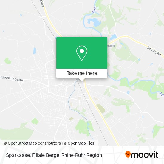 Sparkasse, Filiale Berge map