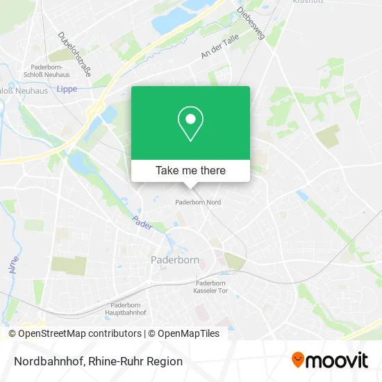 Карта Nordbahnhof