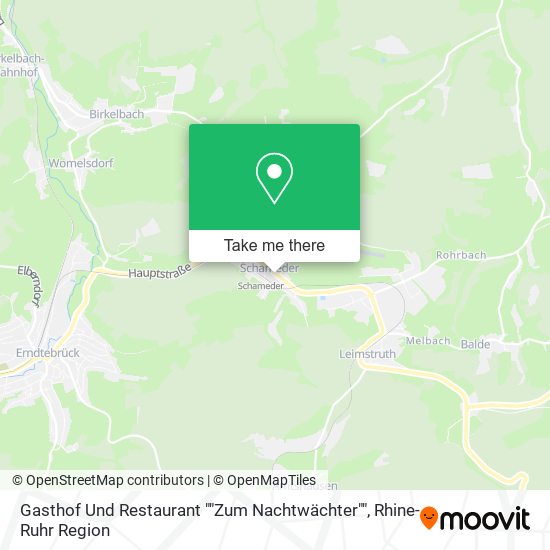 Gasthof Und Restaurant ""Zum Nachtwächter"" map