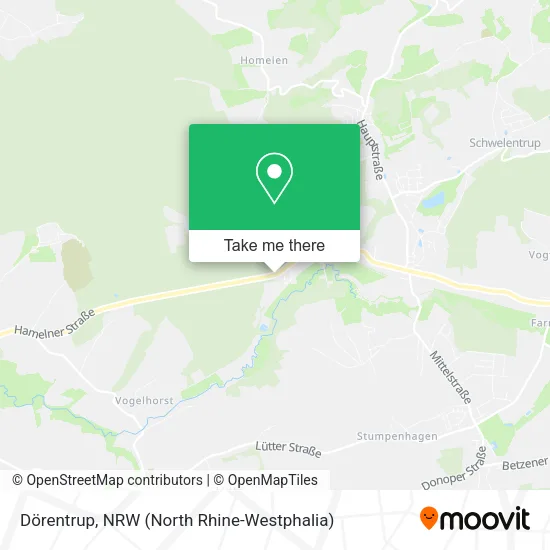 Карта Dörentrup