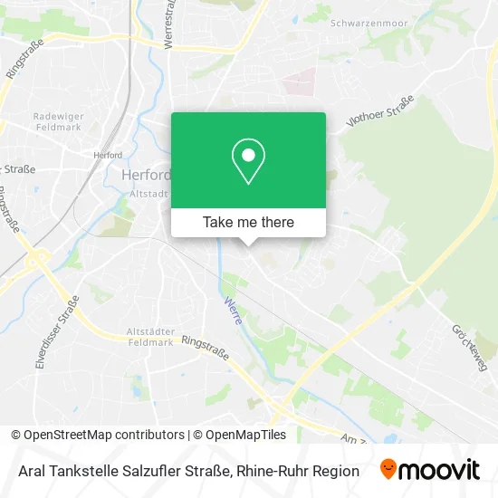 Карта Aral Tankstelle Salzufler Straße