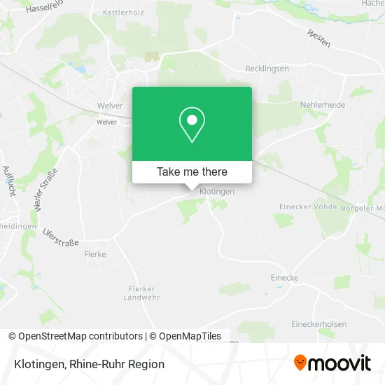 Карта Klotingen