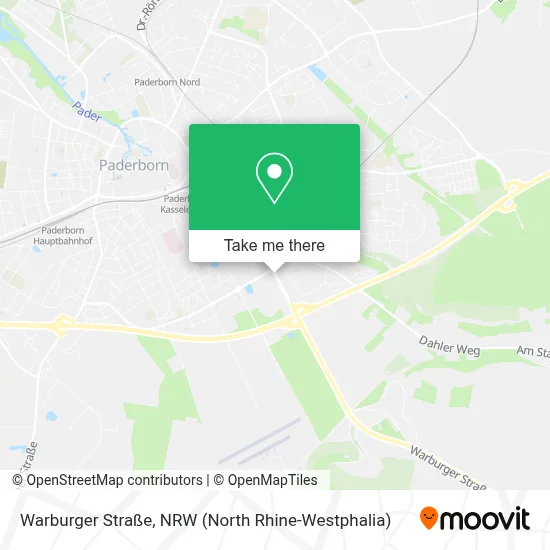 Warburger Straße map