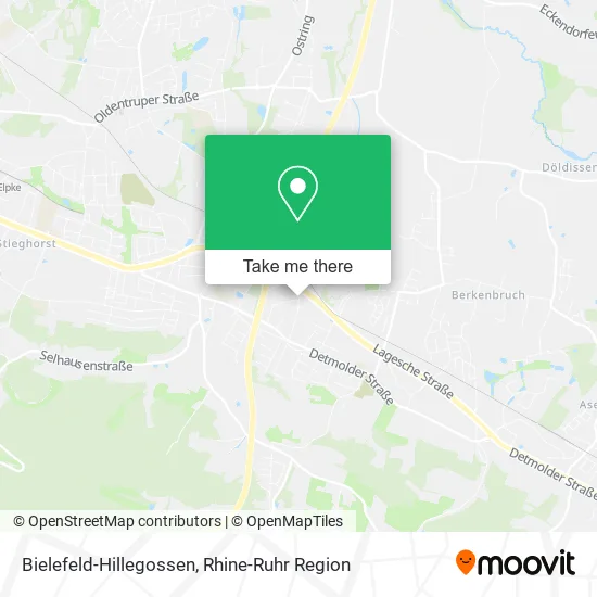Карта Bielefeld-Hillegossen