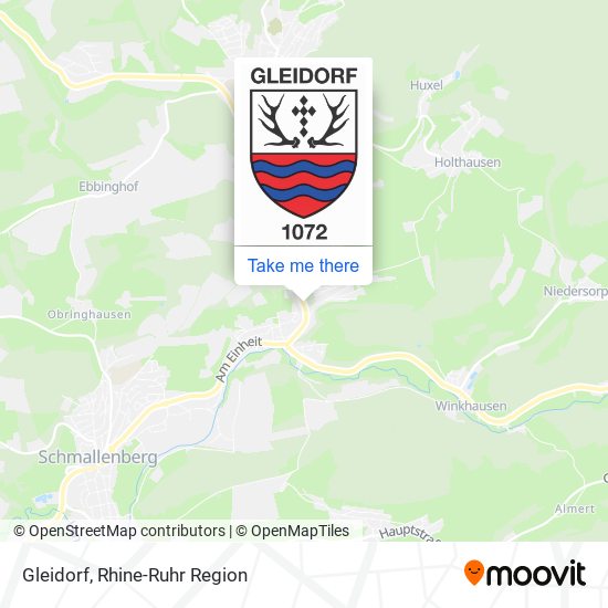 Gleidorf map