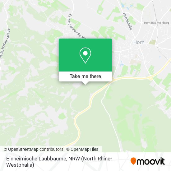 Einheimische Laubbäume map
