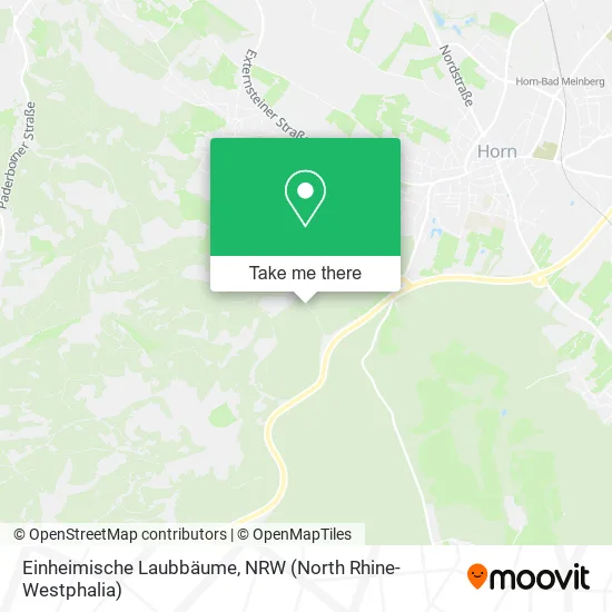 Карта Einheimische Laubbäume