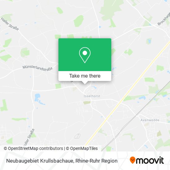 Neubaugebiet Krullsbachaue map