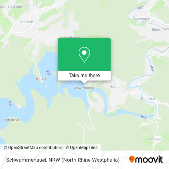 Schwammenauel map