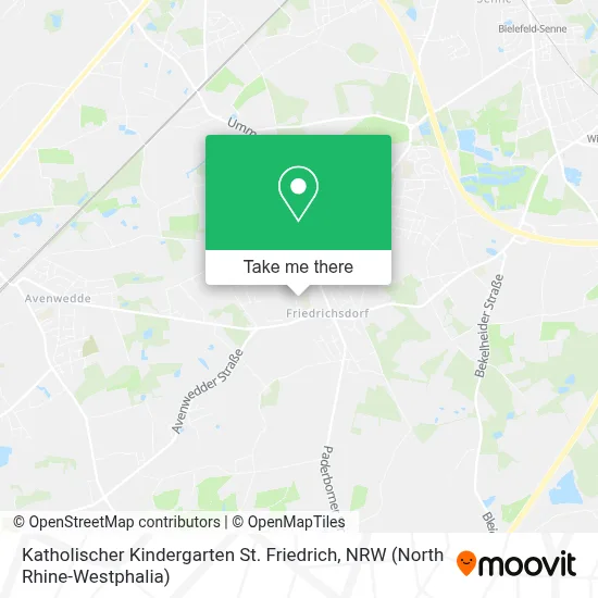 Katholischer Kindergarten St. Friedrich map