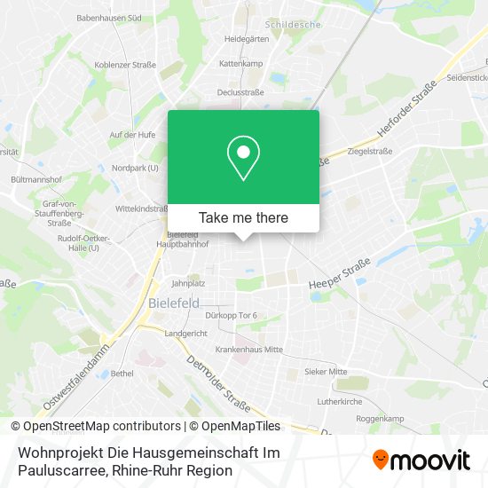 Wohnprojekt Die Hausgemeinschaft Im Pauluscarree map